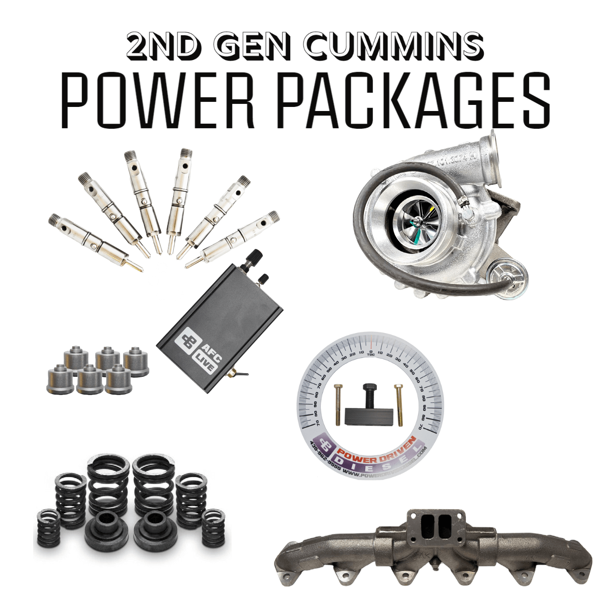 400450 Power Package for 2nd Gen 12V Cummins Power Driven Diesel
