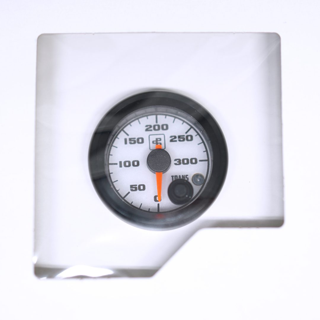 300psi Transmission Gauge w/Warning Light Power Driven Diesel