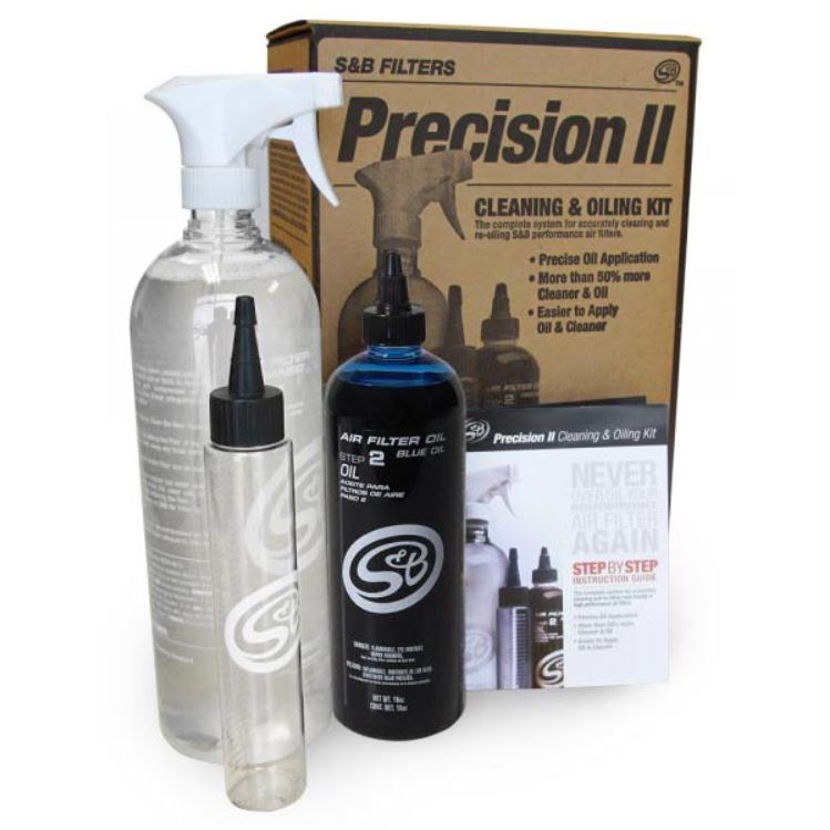 S&B Filters 880009 Precision Ii Air Filter Cleaning & Oil Kit Power