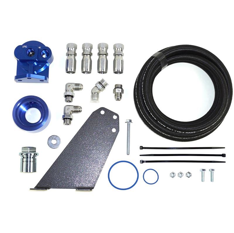 Pacbrake HP10591 Remote Oil Filter Relocation Kit Power Driven Diesel
